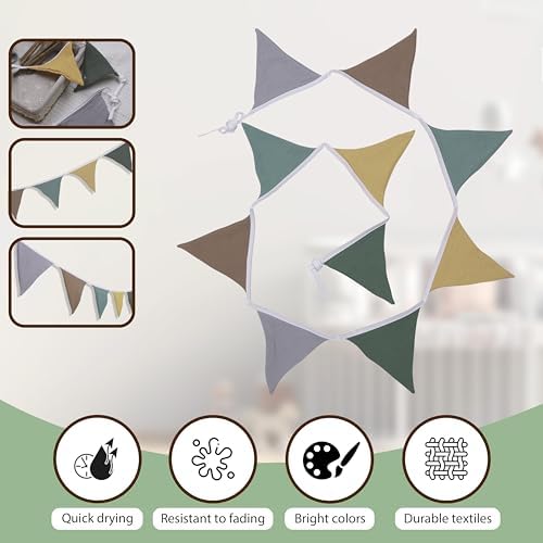Pennant Banner Flags, Infant and toddler room decoration pennant, - Image 3