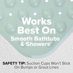 SlipX Solutions 39x16 Extra Long Non Slip Bath Mat, Tub & Shower - Image 3