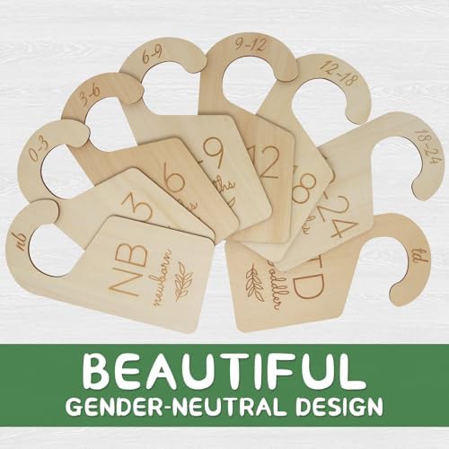 Wooden Double-Sided Baby Closet Dividers - Image 5