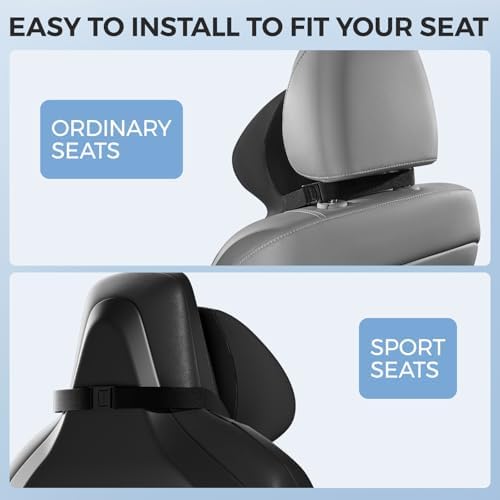 BEBAS Car Headrest Pillow, Ergonomic Neck Pillow - Image 7