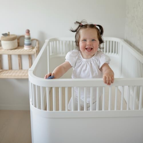 mushie Extra Soft Muslin Fitted Crib Sheet | 192 Thread Count | 28"x 52" - Image 6