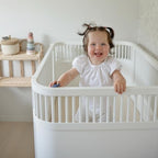 mushie Extra Soft Muslin Fitted Crib Sheet | 192 Thread Count | 28"x 52" - Image 6