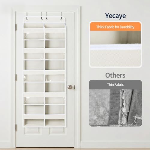 Yecaye Over The Door Organizer, 5 Tier Extra Large Behind Door Storage of 10 - Image 7