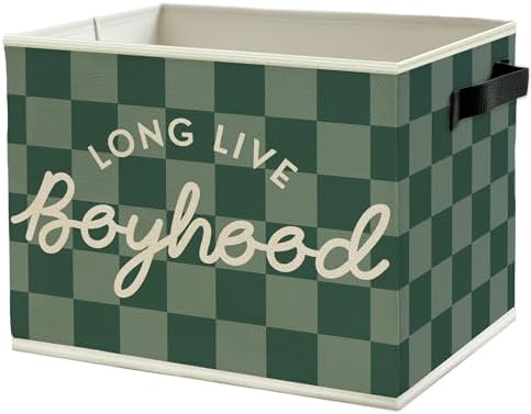 Long Live Boyhood Boys Storage Bins Box by Unknown
