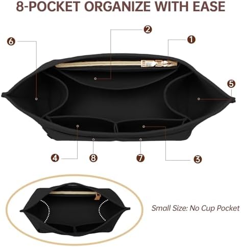 OPPOSHE Purse Organizer Insert for Longchamp Le Pliage, Premium Felt Long Champ - Image 4