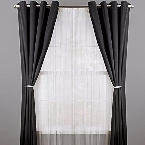 Sumnacon 2 Pcs Aluminum Alloy Curtain Holdbacks - Image 2