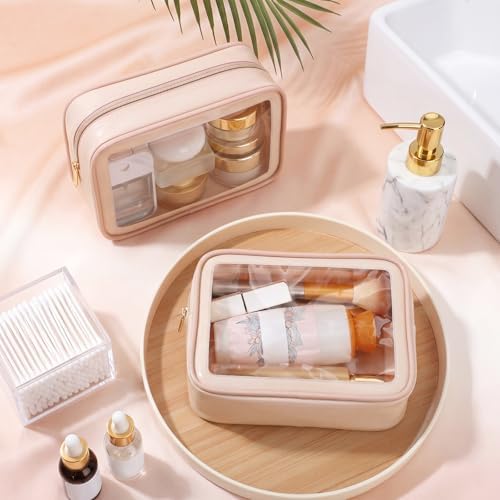 Hsei 12 Pcs Clear Makeup Bags Diaper Bag Organizer Travel Toiletry Bags - Image 4