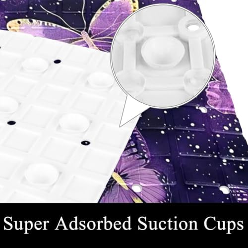 Shower Mat Non Slip 26.8 x 15.1 Inches, Non Slip Bath Mat - Image 3