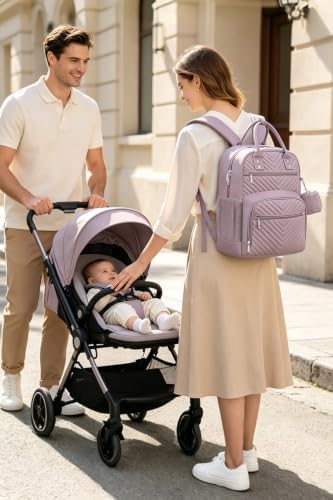 Pritent Diaper Bag Backpack, Baby Bag Backpack Baby Essentials - Image 2