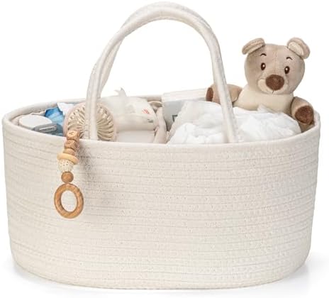 Diaper Caddy Organizer, Gift Basket by KODOMOORE