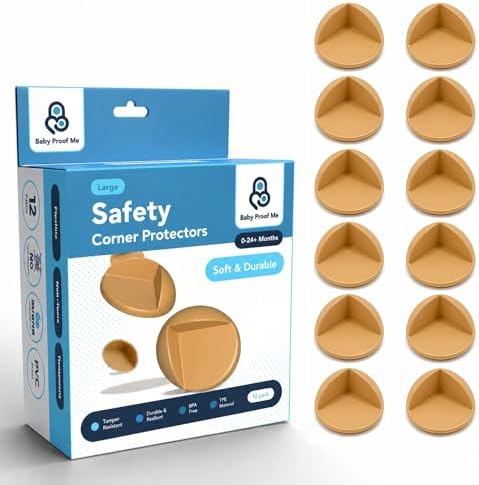 Baby Proof Me 12 Large Table Corner Protectors by BabyProofMe