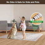 Floor Mat for Home 4×6ft, Easy Clean Plastic Rug-Like Pattern Area Mat for - Image 5