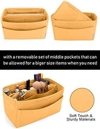 LEXSION Felt Purse Organizer Insert, Tote Bag Shaper Dividers - Image 4