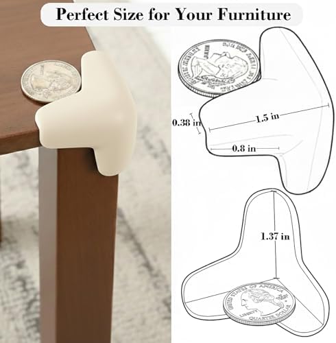 Corner Protector for Baby, 12 Pack EVA Foam Baby Proofing Corner Guards - Image 6