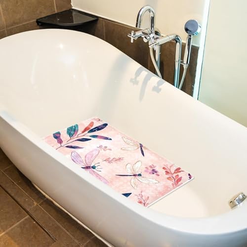 Bath Tub Shower Mat, Washable Bathtub Floor Mats, Suction Cups and Drain Holes - Image 4