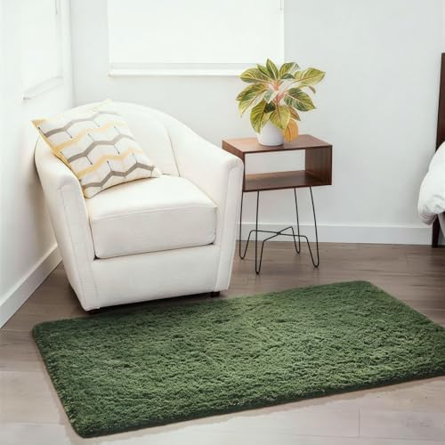 Ophanie Gray Green Grass Area Rugs - Image 5