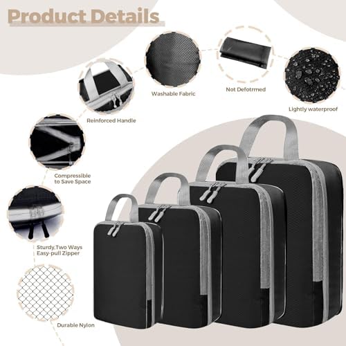 LANSKLBD 4/6/8 Set Packing Cubes - Image 5