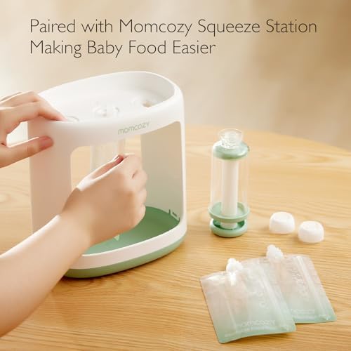 Momcozy Reusable Baby Food Pouches, Baby Food Maker Pouches - Image 4