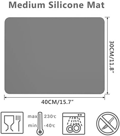 Gartful 3PCS Silicone Sheet for Crafts, Epoxy Resin, Jewelry Casting Molds - Image 2