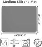 Gartful 3PCS Silicone Sheet for Crafts, Epoxy Resin, Jewelry Casting Molds - Image 2