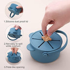 Snack Cups for Toddlers, Baby Snack Containers, Silicone Toddler Snack Cups No - Image 4