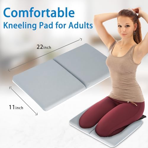JJGoo Bath Kneeler with Elbow Rest Pad Set, 1.5 inch Kneeling Pad Mat - Image 2