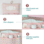 HAMUR Baby Diaper Bag Organizer – Travel-Friendly, Compact & Foldable | - Image 6