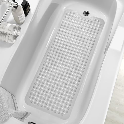 ZHICHENG Bath Tub and Shower Mats, Non-Slip 39 x 16 Inch Extra Long Bath Mat by Unknown