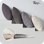 Topfinel Euro Shams Decorative Throw Pillows Covers - Image 2
