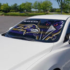 Fanmats NFL Windshield Sun Auto Shade, Sun Shield Sun Visor Accordion tri-fold - Image 2