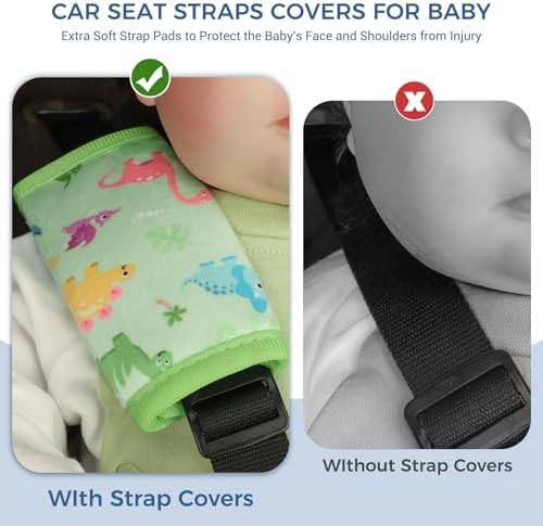 COOLBEBE Car Seat Straps Shoulder Pads - Image 5