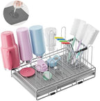 Baby Bottle Drying Rack Organizer Stainless Steel - Image 6