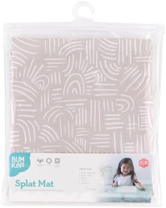 Bumkins Baby Splat Mat for Under High Chair, Babies Toddlers Eating Mess Mat - Image 6