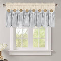 ASPMIZ Farmhouse Cotton Linen Valances by ASPMIZ