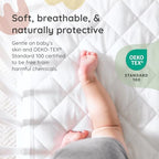 Margaux & May Crib Mattress Protector, Oeko-TEX® Certified - Image 3