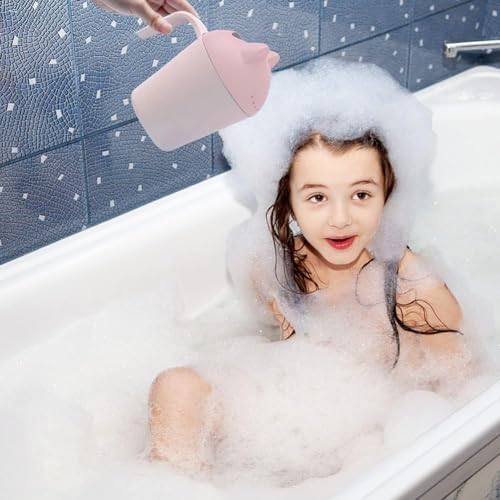 Control The Flow Baby Rinse Cup Cute Cartoon Cat Baby Rinser to Wash Hair and - Image 4