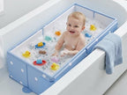 Collapsible Baby Bathtub for Newborn to Toddler, Foldable Toddler Bathtub - Image 2