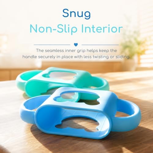 Silicone Bottle Handles for Wide-Neck Glass & Plastic Bottles, Transitional - Image 6