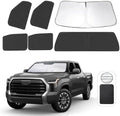 TINGLU Window Shades for Toyota Tundra 2022-2025 2026 Accessories Car Side Full by TINGLU