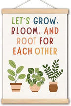 DNEULYR Motivational Wall Decor, Let's Grow Bloom and Root by Unknown