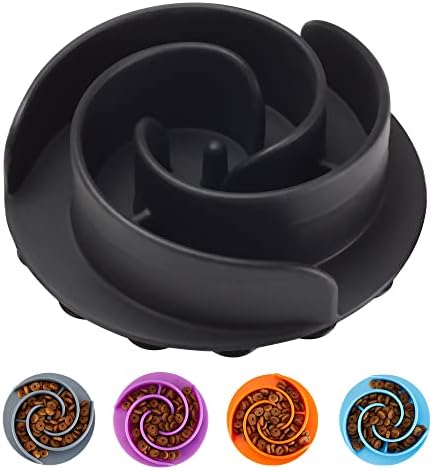 Slow Feeder Dog Bowls Insert, Animire Soft Silicone Slow Eating Dog Food Bowl by Animire