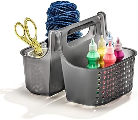 madesmart Large Portable Shower Caddy, Hold Soap, Hair Supplies and Beauty - Image 3