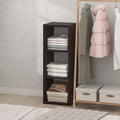 Furinno Cubic Extra Thick 3-Cube Closet Organizers and Storage, Dark Oak by Furinno-FitsYourSpaceFitsYourBudget