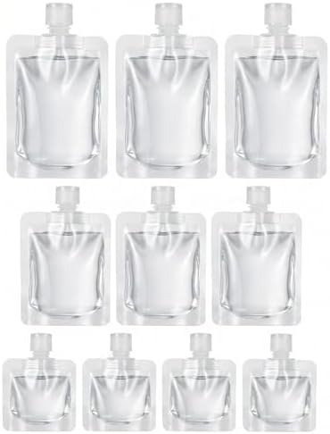 Travel Pouches for Toiletries, 13 Pack TSA Approved Refillable Travel Liquid by DotDot
