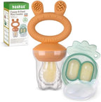 Haakaa Baby Fruit Food Feeder & Mini Freezer Nibble Tray Combo, Breastmilk by haakaa