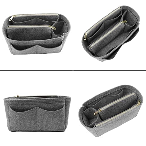 LEXSION Felt Purse Organizer Insert, Tote Bag Shaper Dividers - Image 3