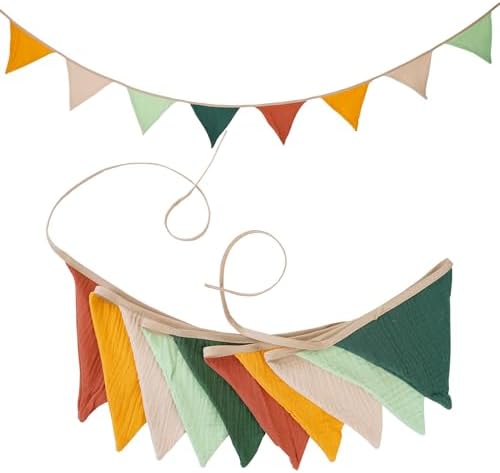 8.5 ft Pennant Banner Flags, Toddler Boy and Girl Room Decor Pennant, Nursery by CEUQIESO