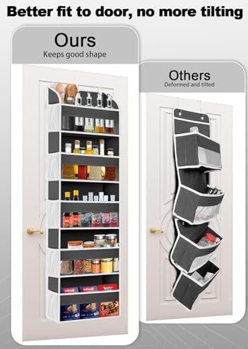 TAHAVICE Over the Door Organizer Storage, 5 Large & 10 Mesh Pockets - Image 2