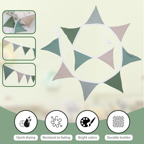Pennant Banner Flags, Infant and toddler room decoration pennant, - Image 4