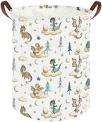 Dinosaur hamper, Dinosaur Collapsible Kid Room Basket, Cloud moon star dragon by FXOCSHE